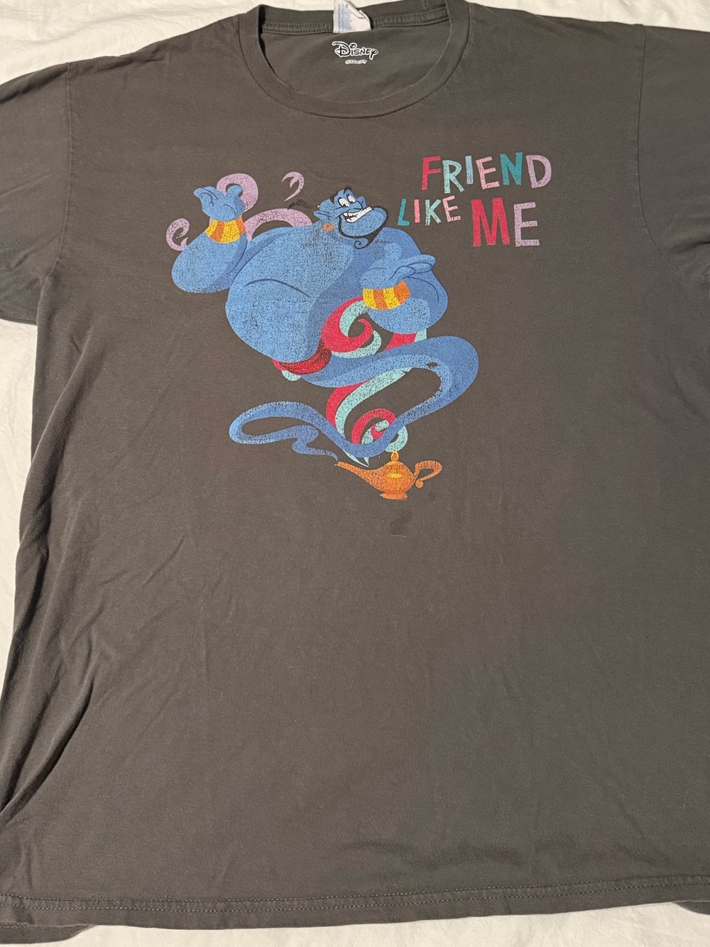 Disney Black Short-Sleeve 'Friend Like Me' Genie Graphic Tee
